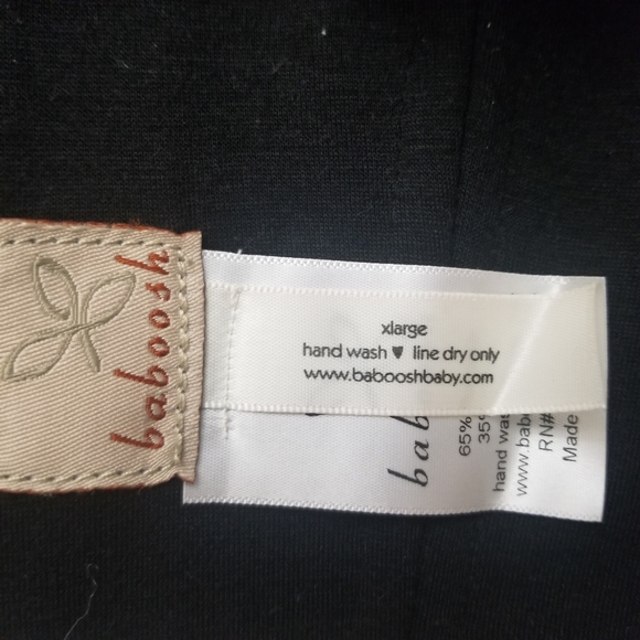 Baboosh Post Pregnancy Belly Wrap XL Black (Maternity) - Picture 3 of 10
